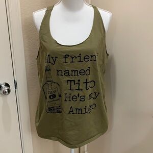 My friend named Tito he's my amigo tank top
